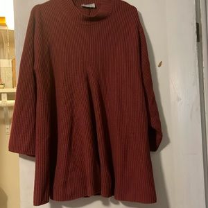 Rose flutter sweater